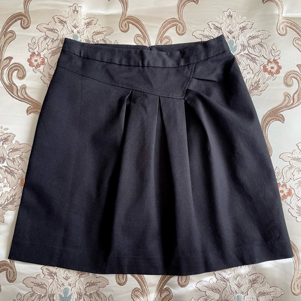 Anthropologie Tabitha Women’s Pleated Black Skirt GUC Size 10